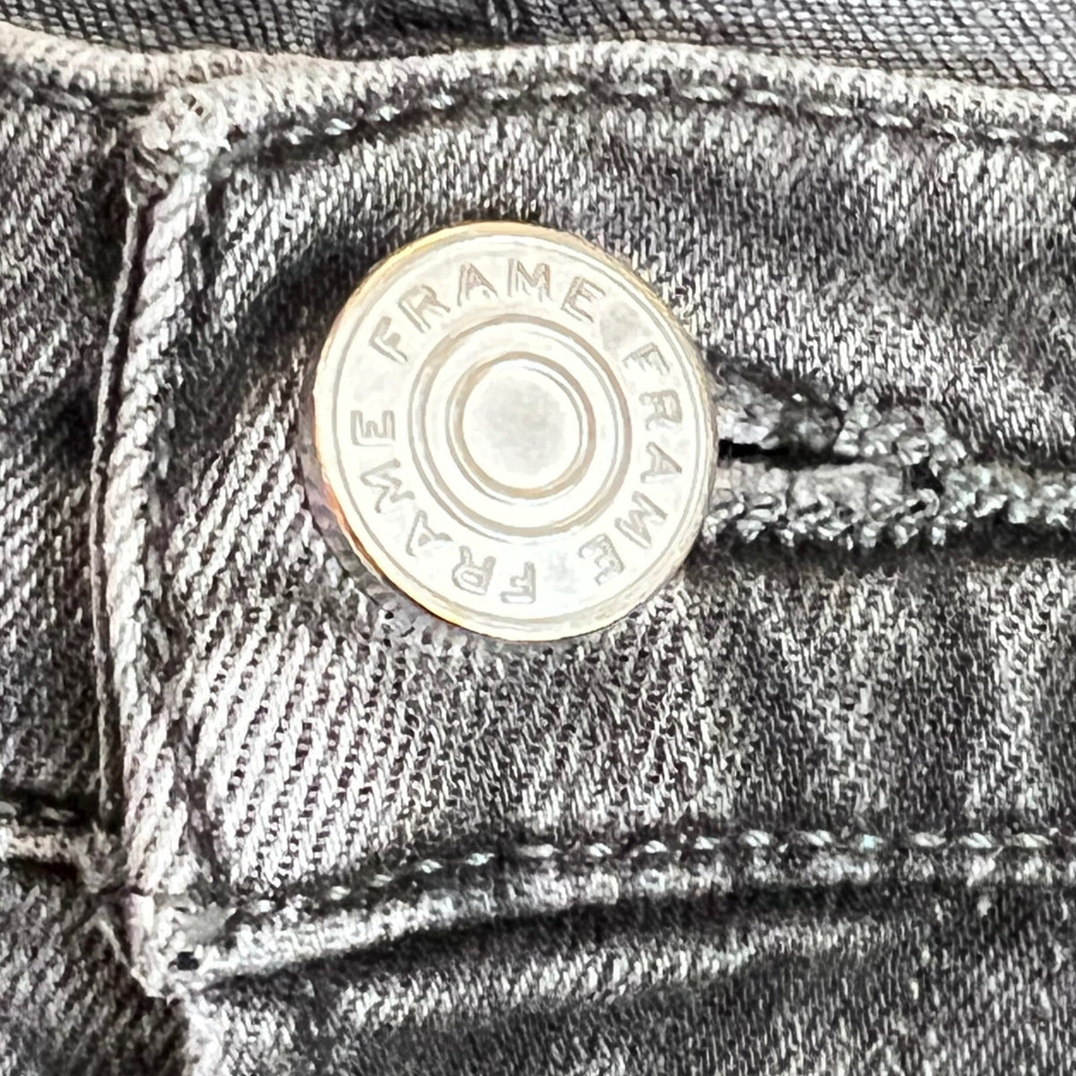 FRAME LHomme Slim Fit Jeans Mens 31x28 Ridgeford Gray Denim Stretch Casual