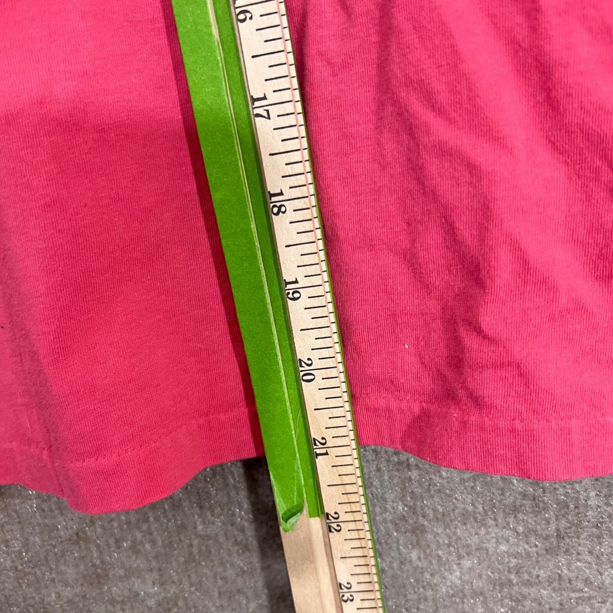 Y2K Ralph Lauren Sport T Shirt Womens L Pink Green V Neck Preppy Minimalist