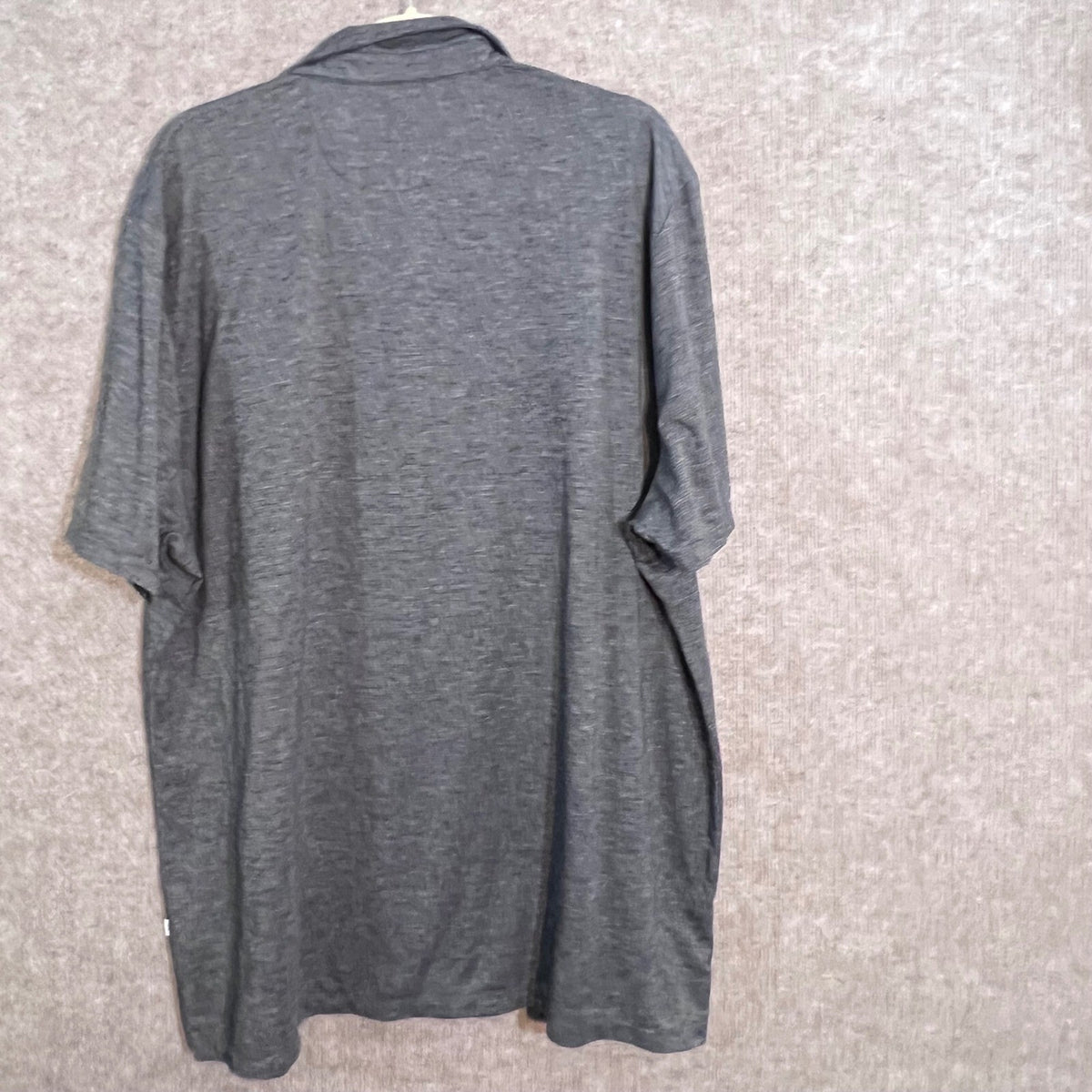 7 Diamonds Gautier Polo Shirt Mens XXL Grey Heathered Short Sleeve Performance