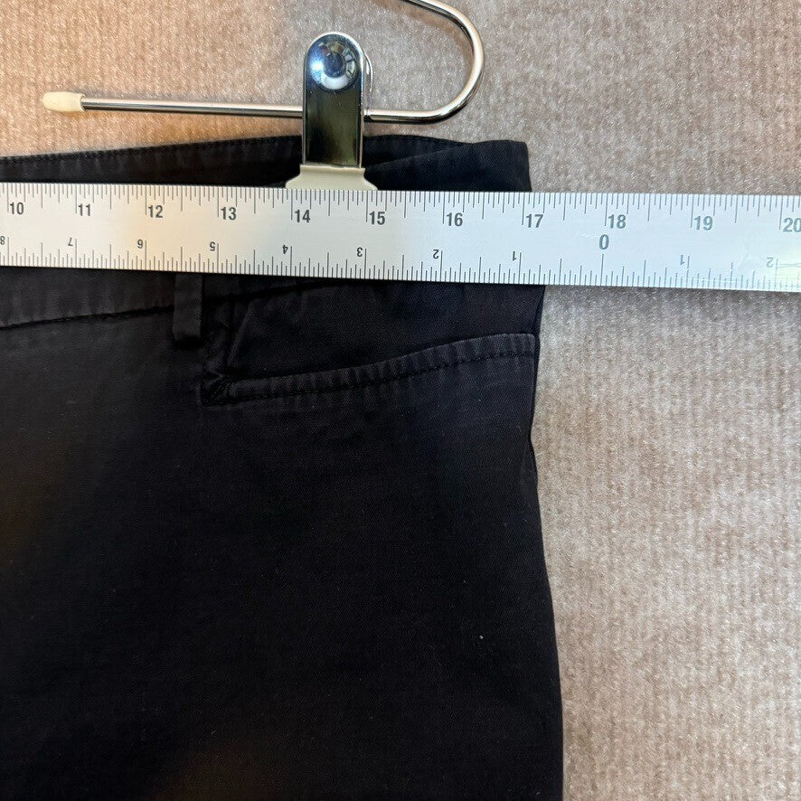Talbot's Women Sz 12 Black Chino Pants