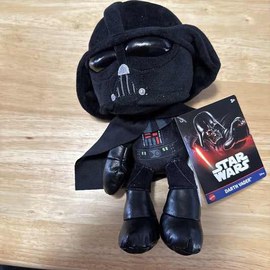 Disney Star Wars 8" DARTH VADER Plush Character Toy by Mattel Brand New W/ Tags