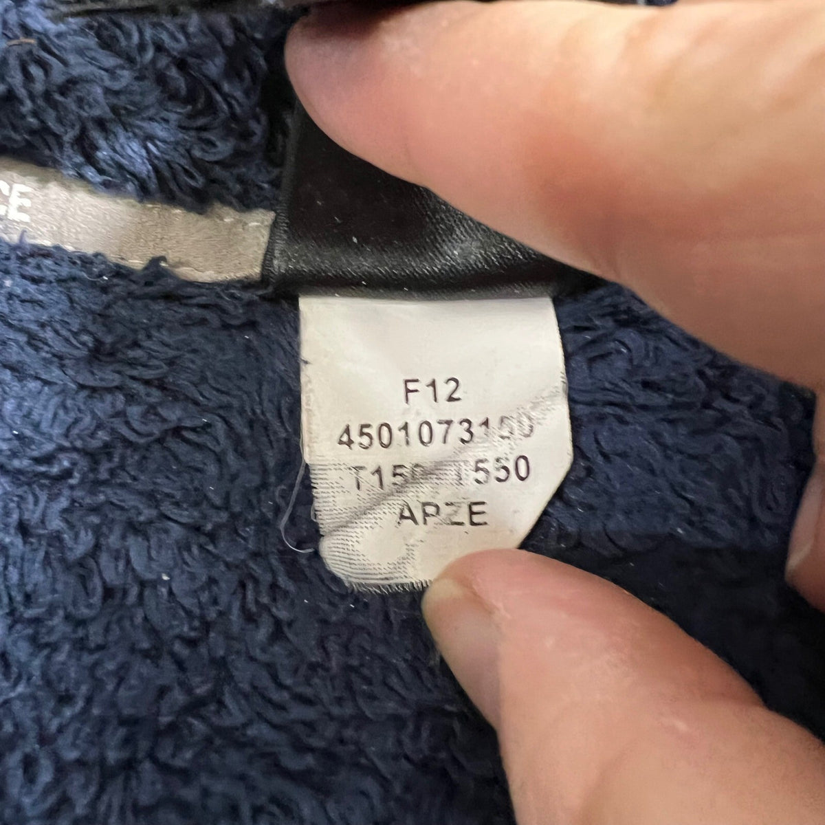 The North Face Girls L(14/16) Blue Fleece Full Zip Hooded Jacket Coat