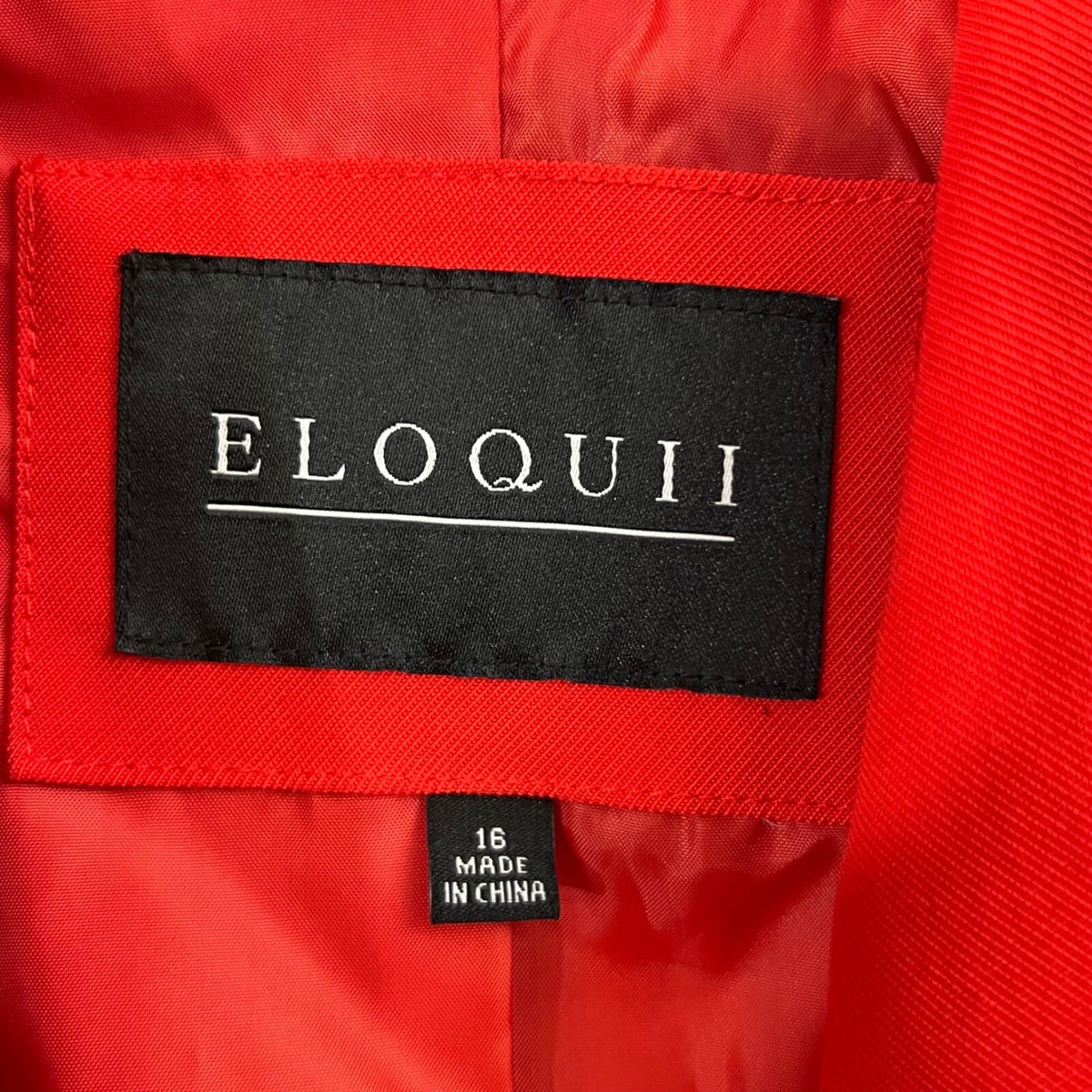 NWT Eloquii Red Blazer Jacket Size 16 Career Business Casual Work Stylish