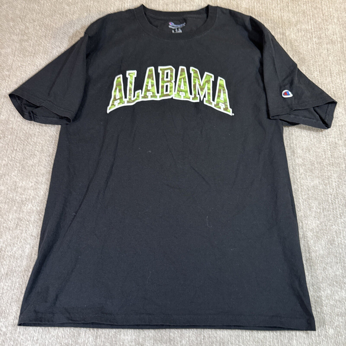 Champion Men T-Shirt Lg Alabama Camo