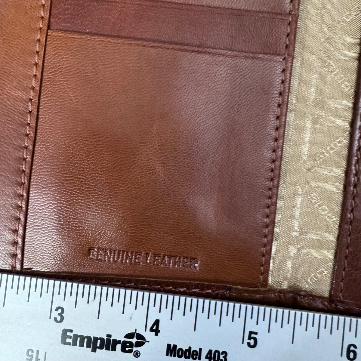 Lodis Leather Trifold Wallet Womens Brown Compact Minimalist Classic