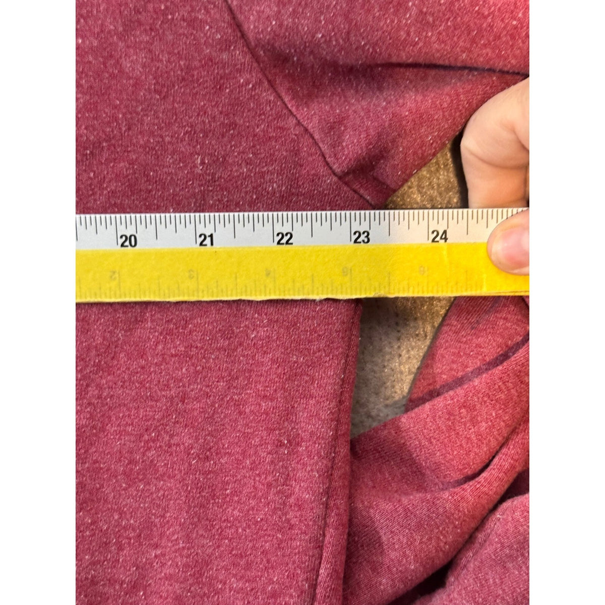 The North Face Hoodie Mens Large Red Heather Big Logo Pullover Gorpcore