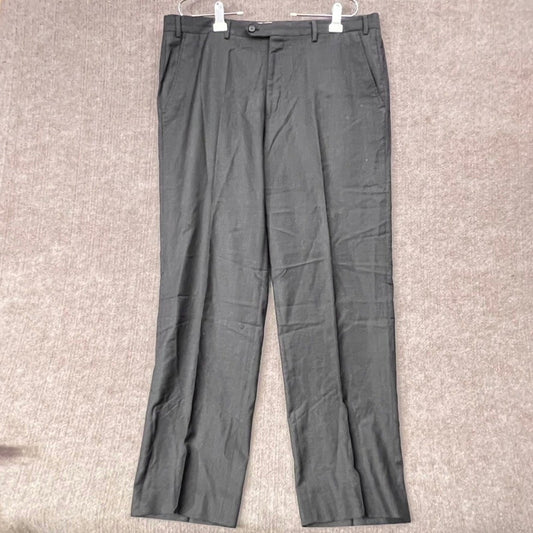 Pierre Cardin Adolfo Vieri Gray Dress Pants Men's Size 34x30 Classic Trousers