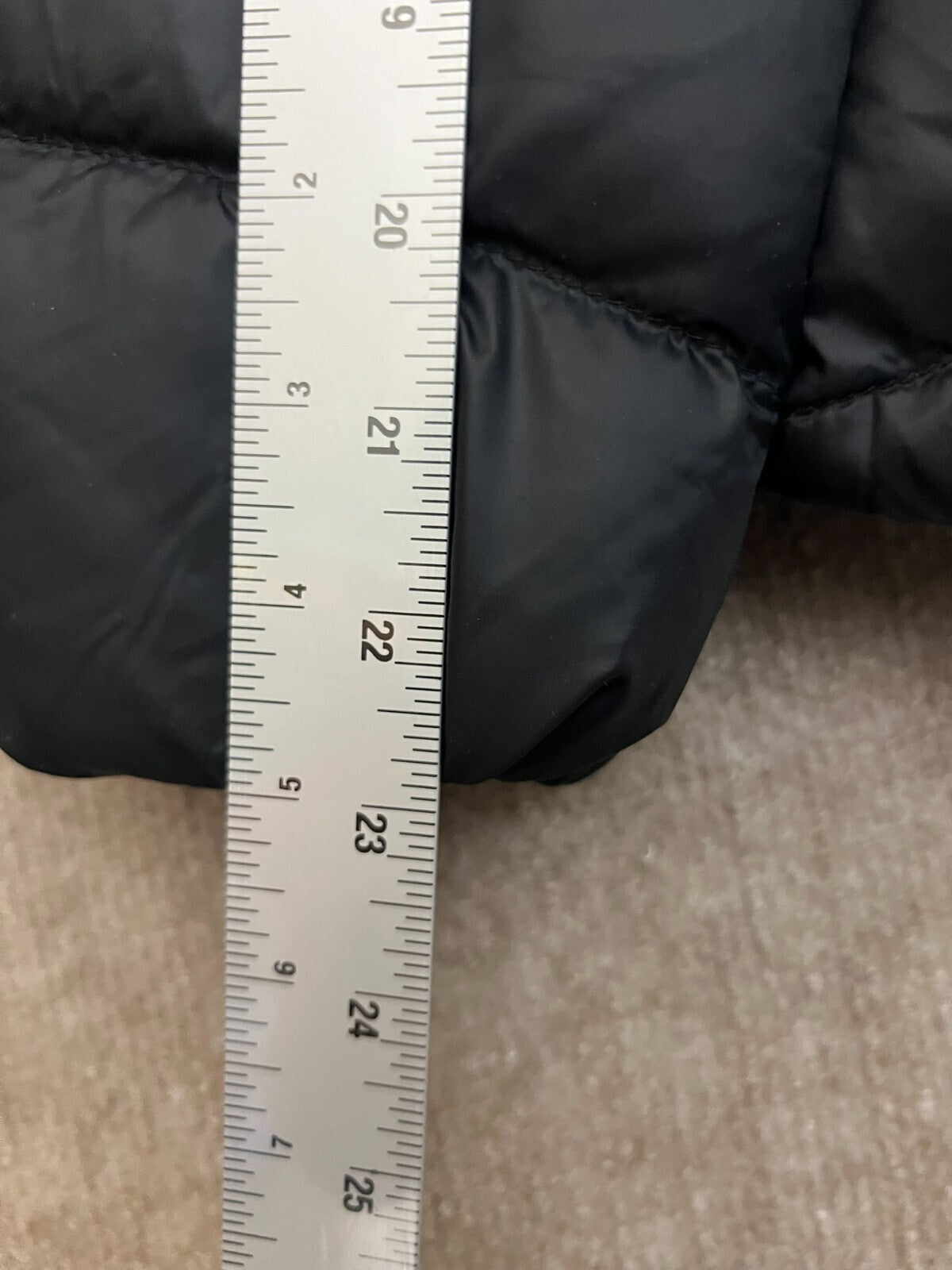 Eddie Bauer Packable Nylon Quilted Goose Down Puffer Women Med Black