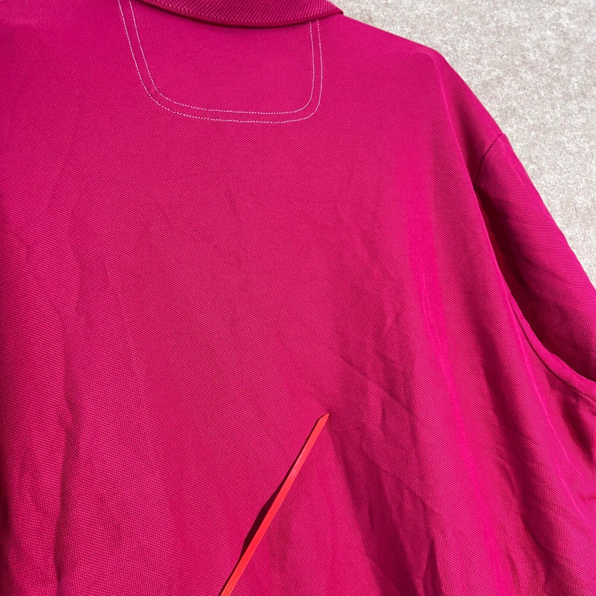 Tommy Bahama Polo Shirt Mens Large Pink Supima Cotton Blend Short Sleeve