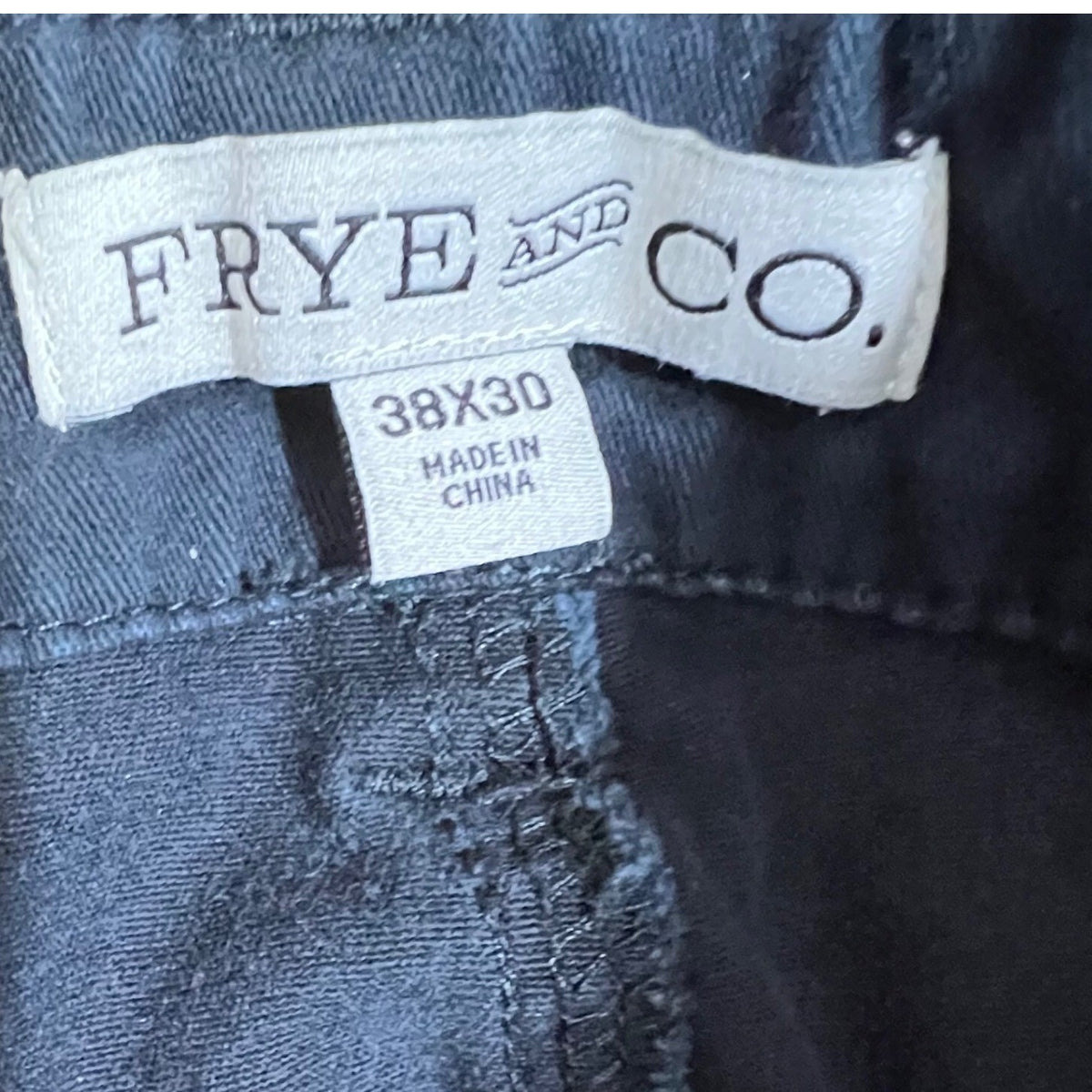 Frye and Co Cargo Pants Mens 38X30 Black Stretchy Gorpcore Workwear