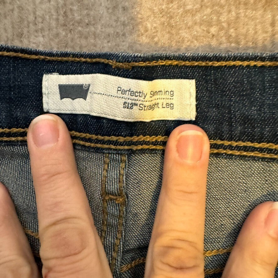 Levi's 512 14P 32x29 Jeans Women’s Comfort Stretch Denim