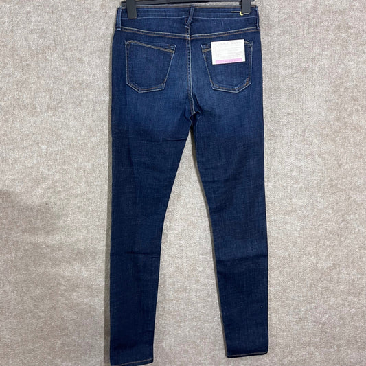 Earnest Sewn Esra Mid Rise Skinny Jeans Womens 28 Dark Wash Denim Made in USA