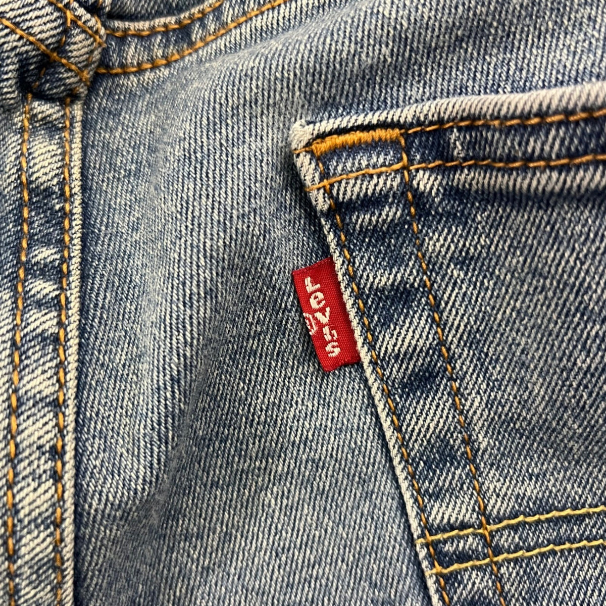 Levis 511 Slim Fit Jeans Mens W30 L30 Light Wash Denim Distressed