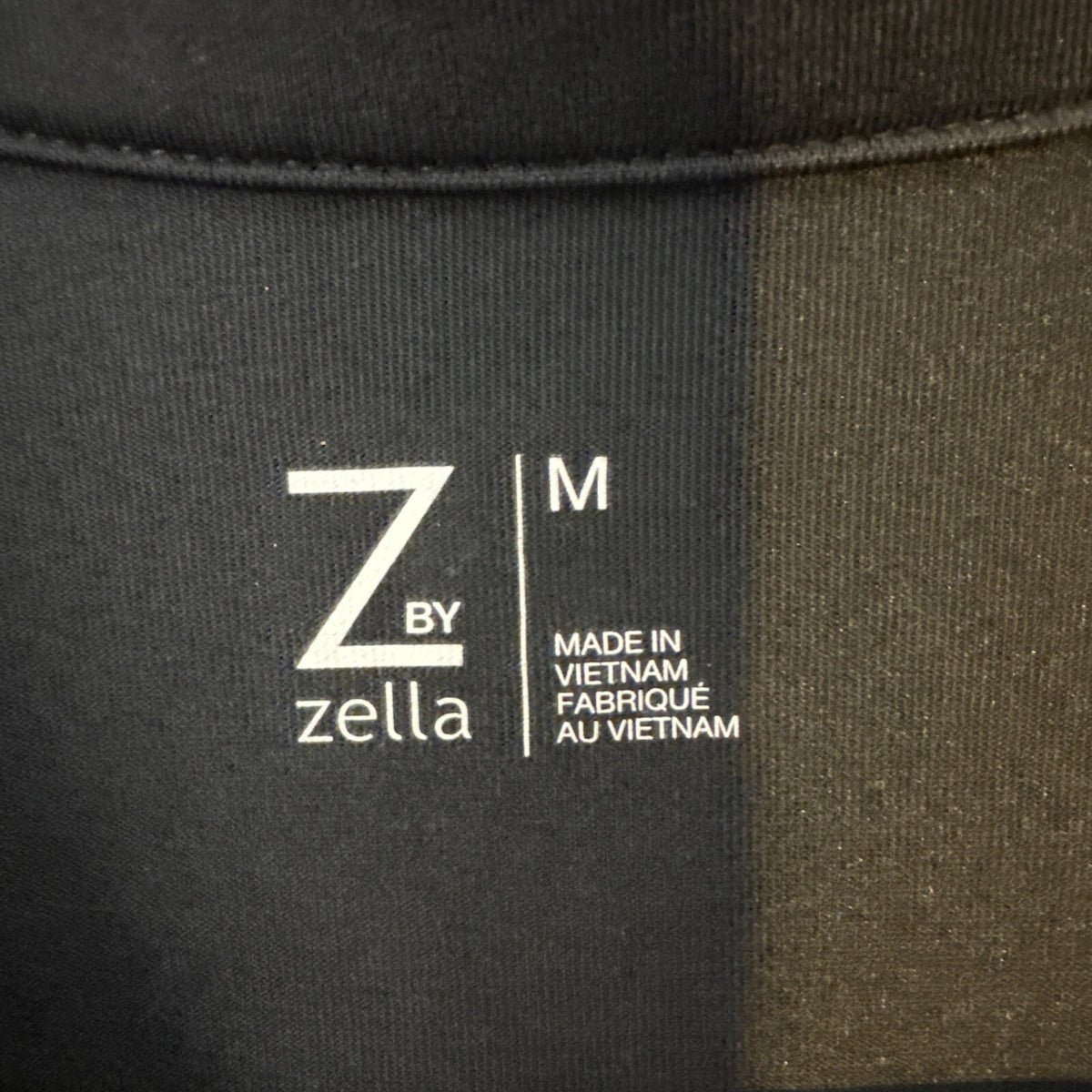 Z by Zella Women Dress Medium Black Poly Blend Short Sleeve Activewear Dress