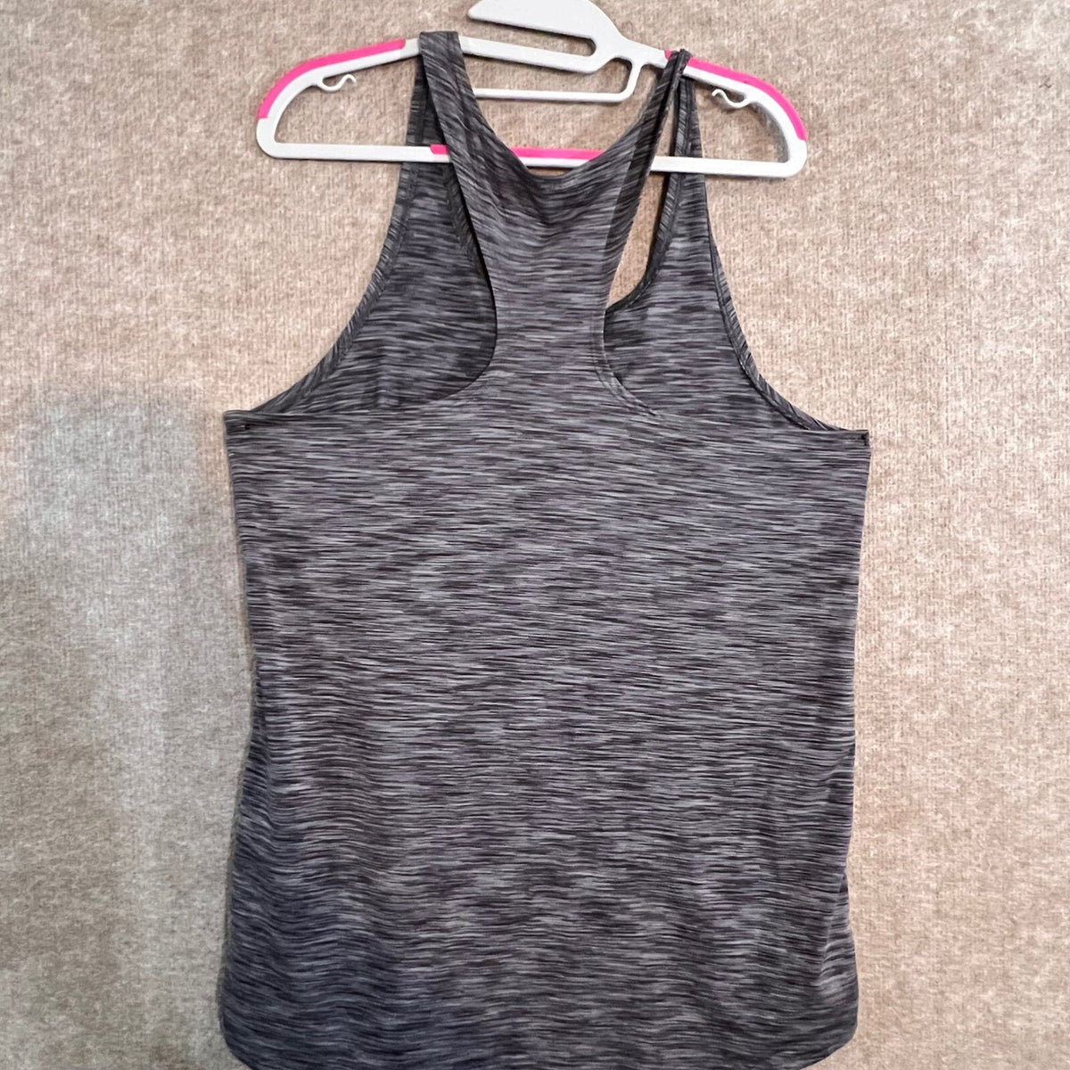 Sideline Apparel Purdue Boilermakers Tank Top Women Lg Gray Space Dye Athletic