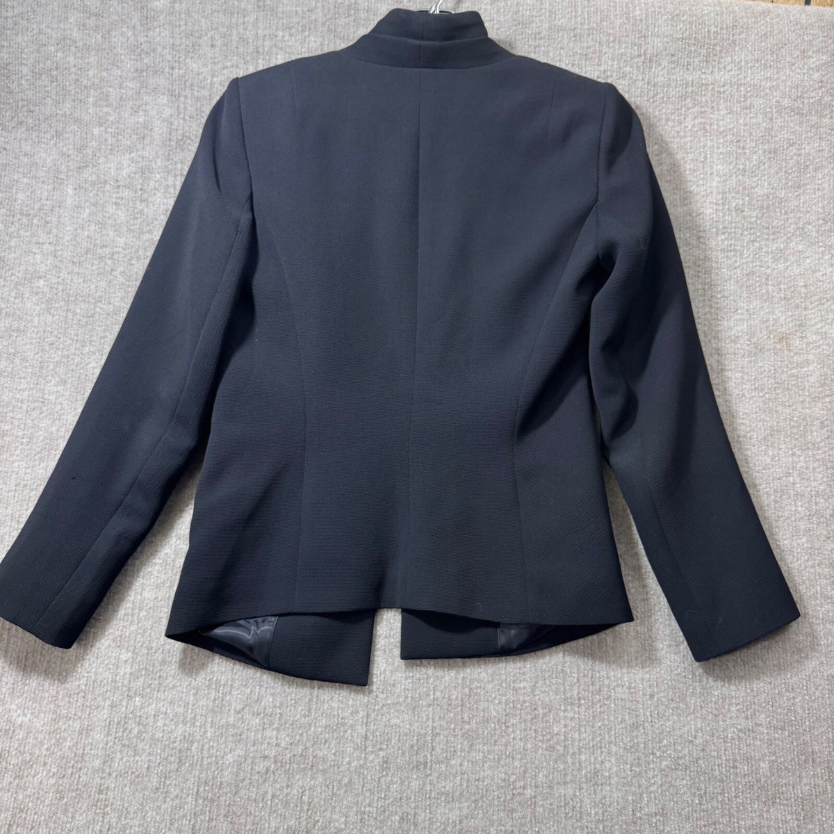 REISS Black Shawl Collar Blazer Jacket Women US Size 2