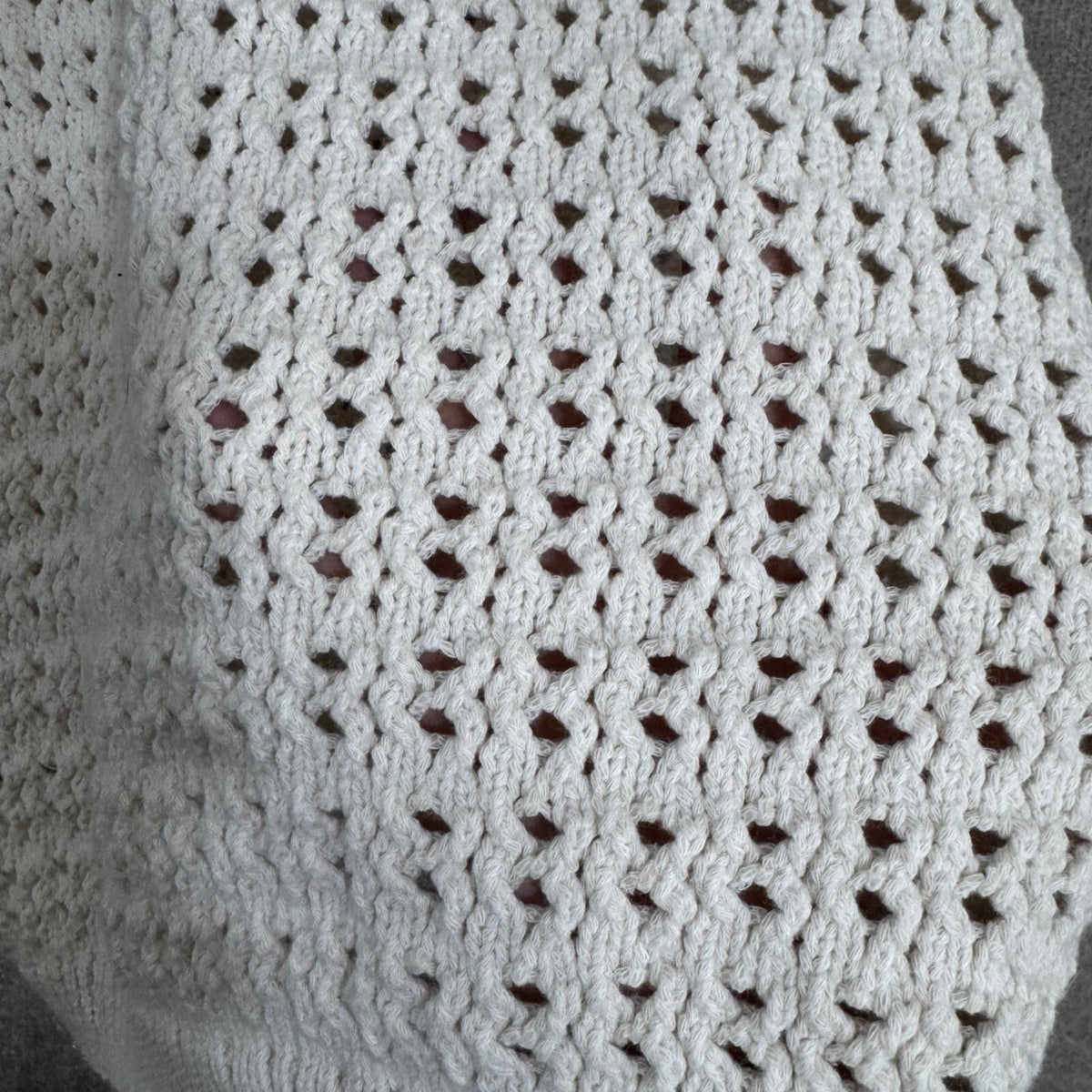 NWT Universal Thread Crochet Tank Top Women S Ivory High Neck Sleeveless Boho