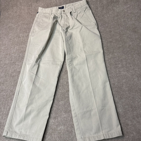 Dockers Levi’s Pants Men’s Size 33x30 Khaki Pocket Button Zip Up Vintage NWT