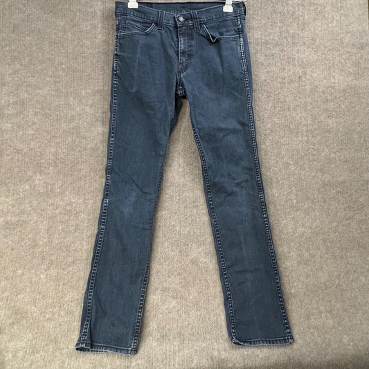 Levi Strauss 511 Mens W32 L34 Slim Fit Dark Wash Denim Jeans Pants
