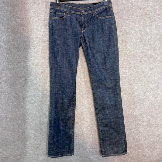 Citizens of Humanity Ava Straight Leg Jeans Womens 30 Low Waist Dark Wash Denim