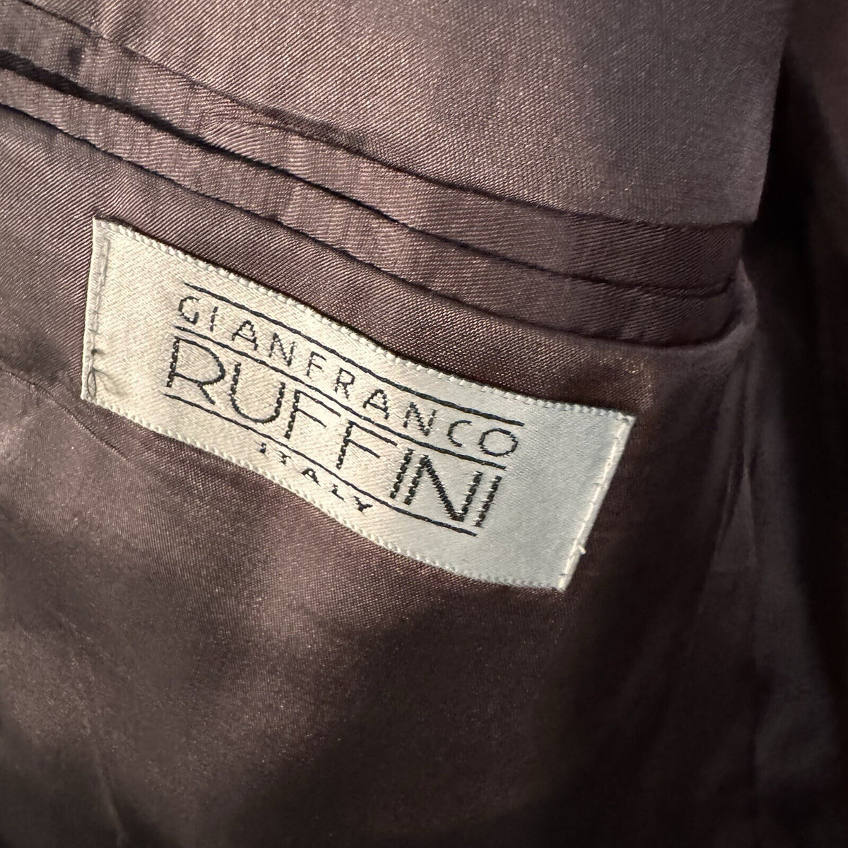 Gianfranco Ruffini Italy Sz 40R Dark Grey 100% Virgin Wool Blazer