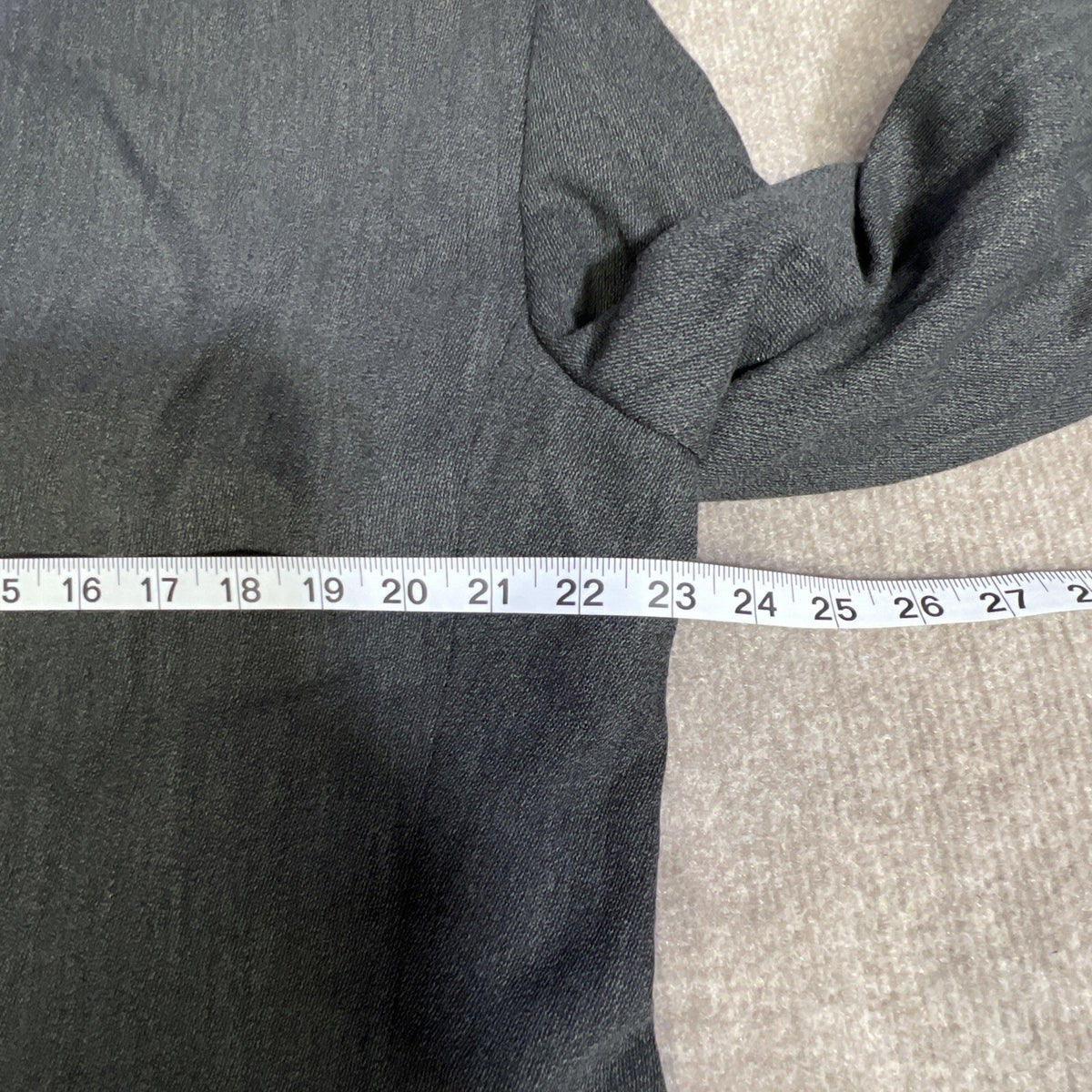 Conte di Milano Blazer Mens 44R Gray Wool Double Breasted Peak Lapel Jacket