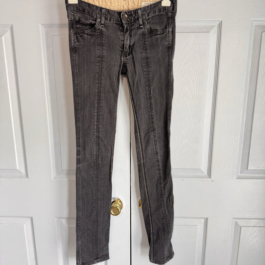 Rag & Bone Gray Skinny Jeans | Handmade in USA | Size 27 | Stretch Denim