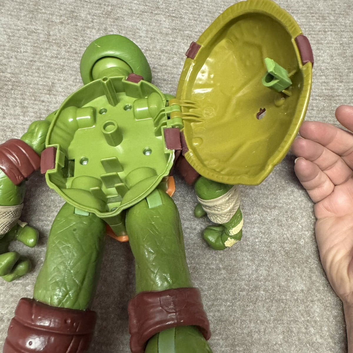 2012 Viacom Playmates Teenage Mutant Ninja Turtles Action Figure Leonardo 10"