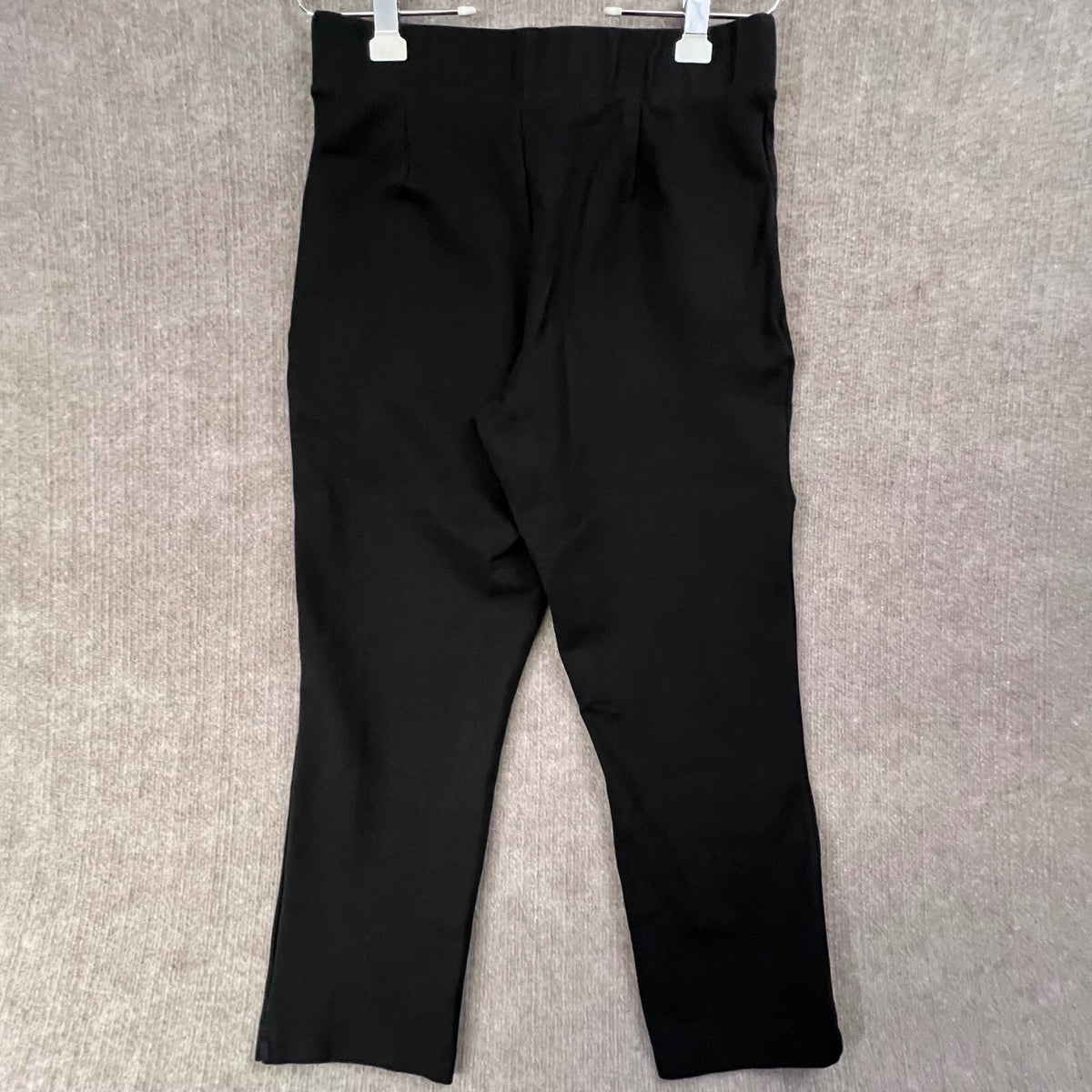 Universal Standard Black XS Cropped Pants Zip Pockets Casual Athleisure Trousers