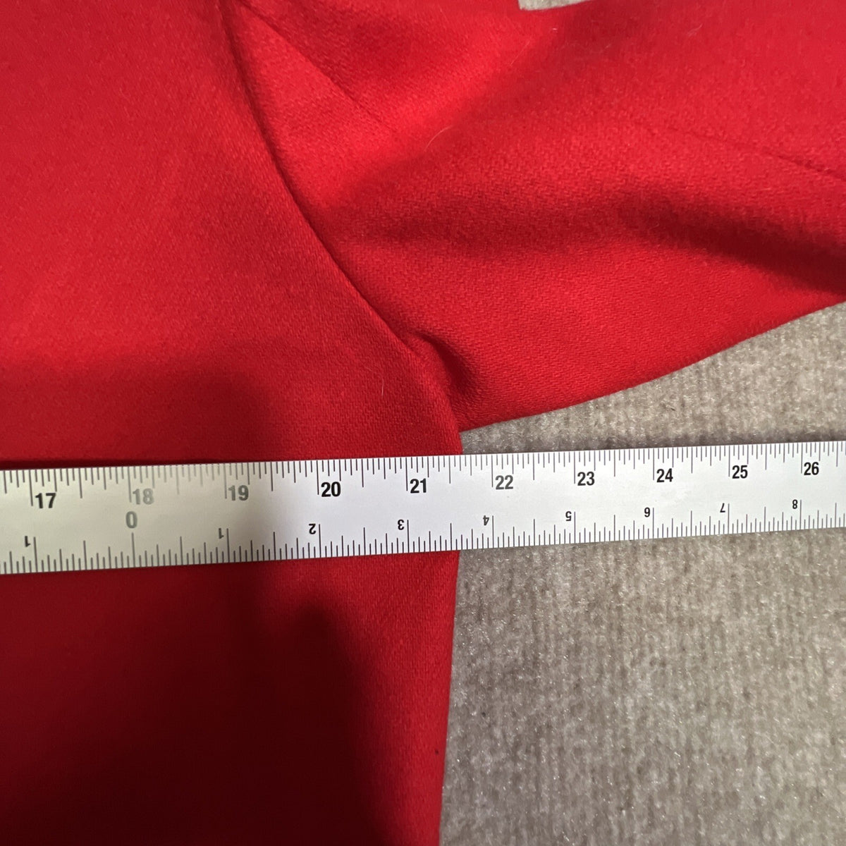 VTG Worthington Wool Blend Red Blazer/Jacket Workwear Size 10 Gold Button