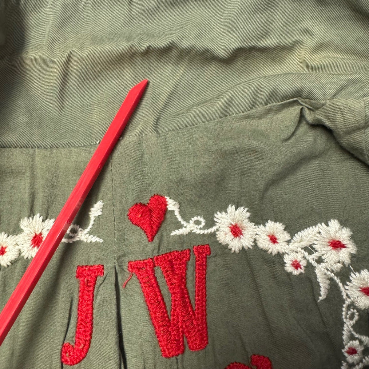 Johnny Was Los Angeles Women's Embroidered Blazer Jacket  S/M Crest Rose Accent