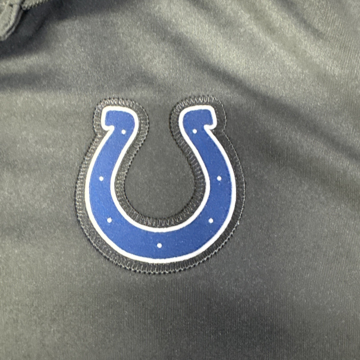 INDIANAPOLIS COLTS Mens Med Nike Dri-Fit Polo Shirt Gray logo Swoosh Football