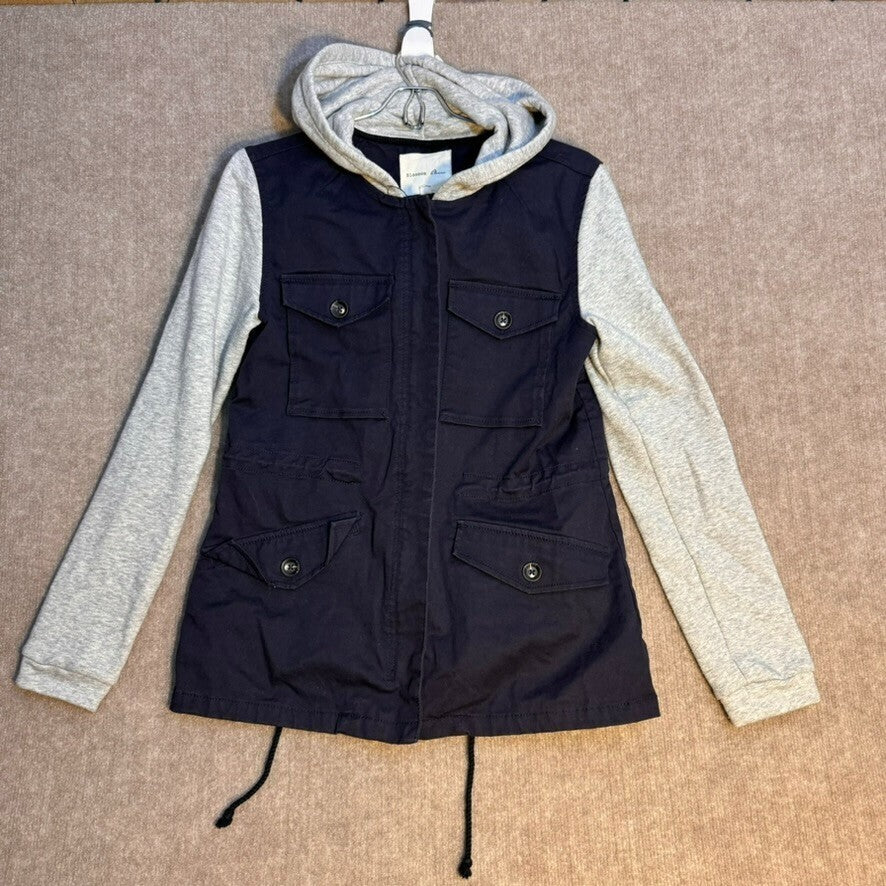 Blossom Clover Sm Women's Hooded Chore Coat Style Jacket
