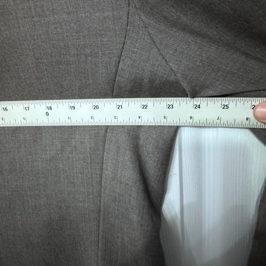 Nino Fenzi Men's Blazer 44S Gray Lanificio di Schio Merino Wool Sport Coat Italy