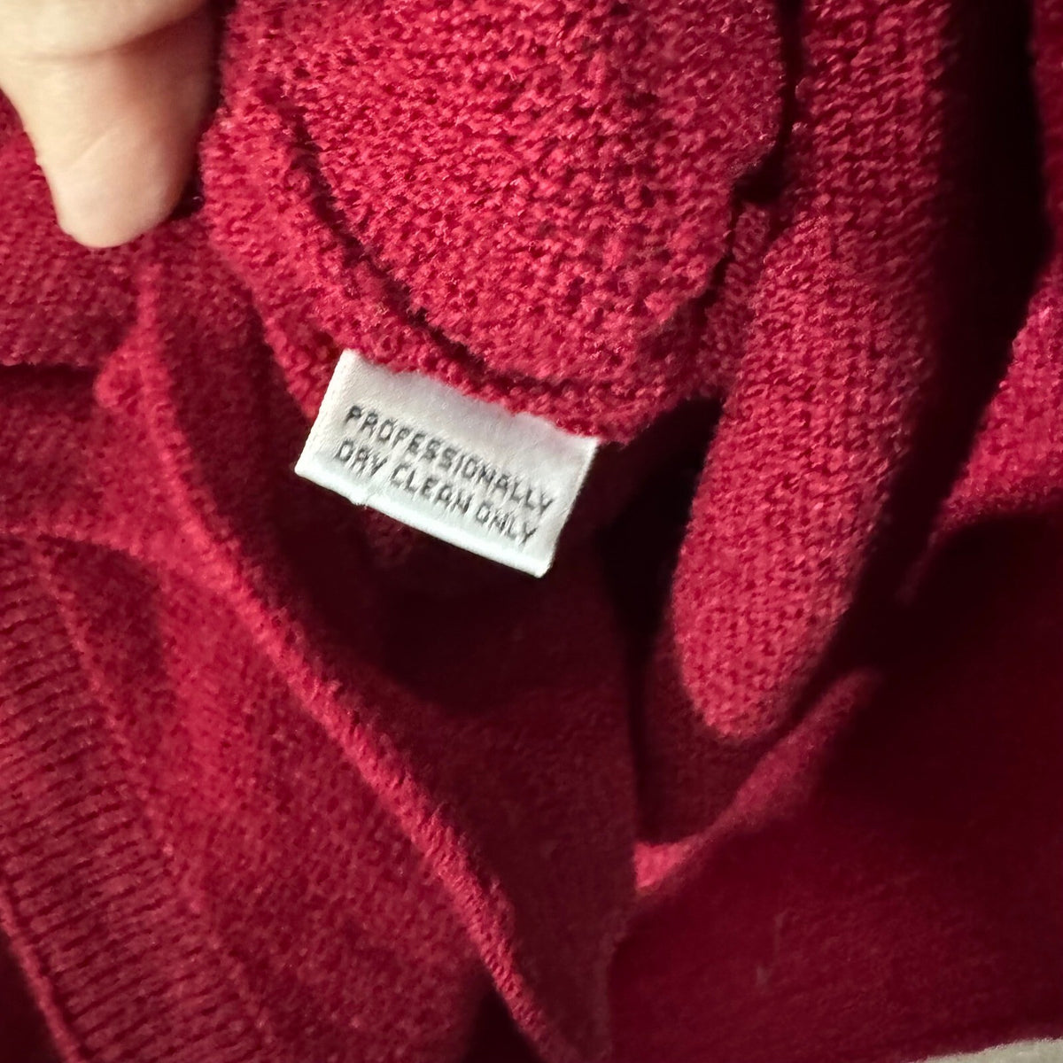 St John Knit Sweater Womens 8 Red Classic Lightweight Luxury Designer Top