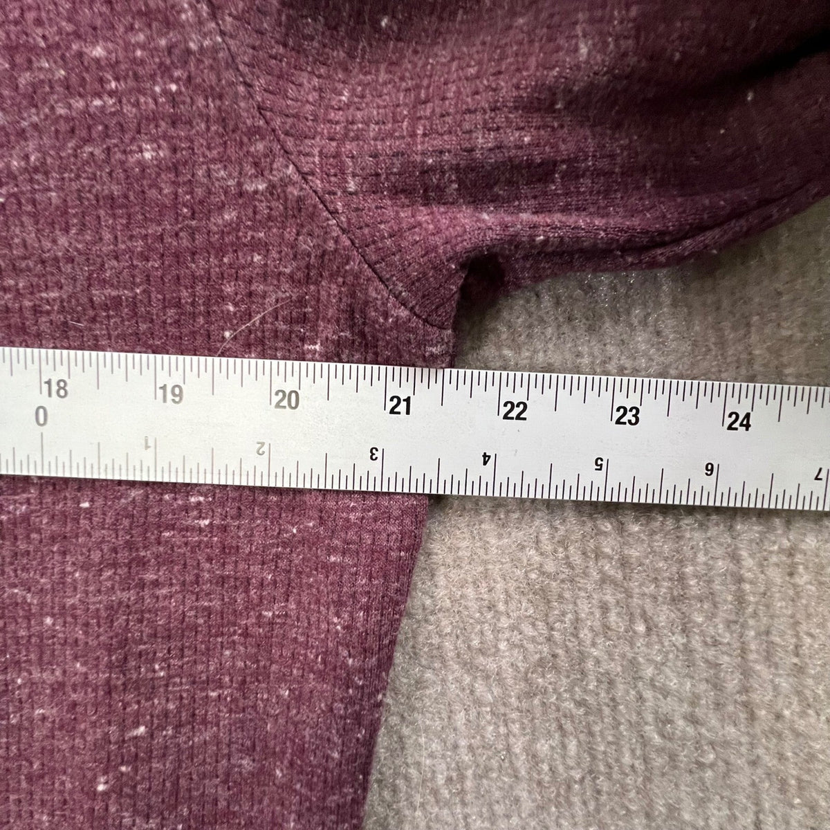 01.ALGO Performance Henley Shirt Long Sleeve Quick Dry Moisture Wicking Maroon L