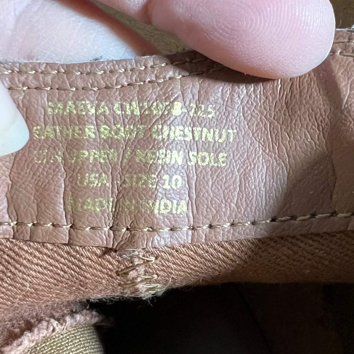 CREVO Womens Suede Chelsea Ankle Boots Chestnut Block Heel Pointed Toe Size 10