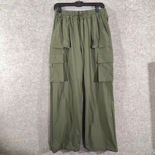 Fabletics Cargo Pants Womens Medium Wide Leg Lightweight Gorpcore Minimalist