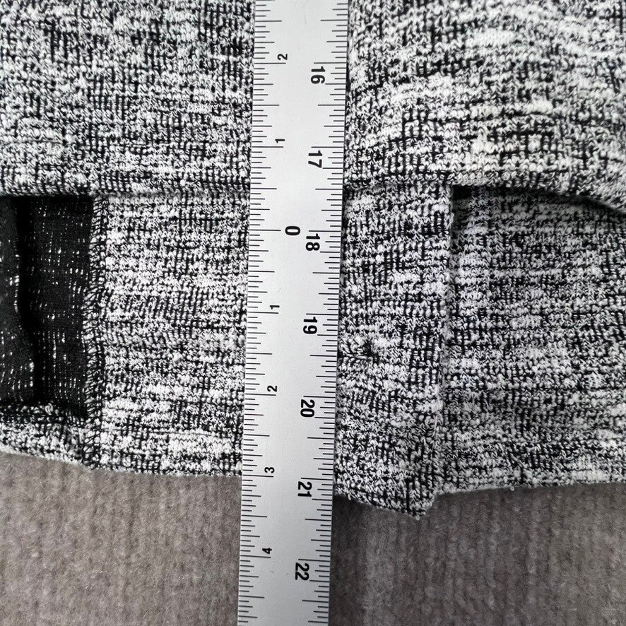 Madden NYC Blazer XXL Black White Tweed Knit Cropped Jacket Career