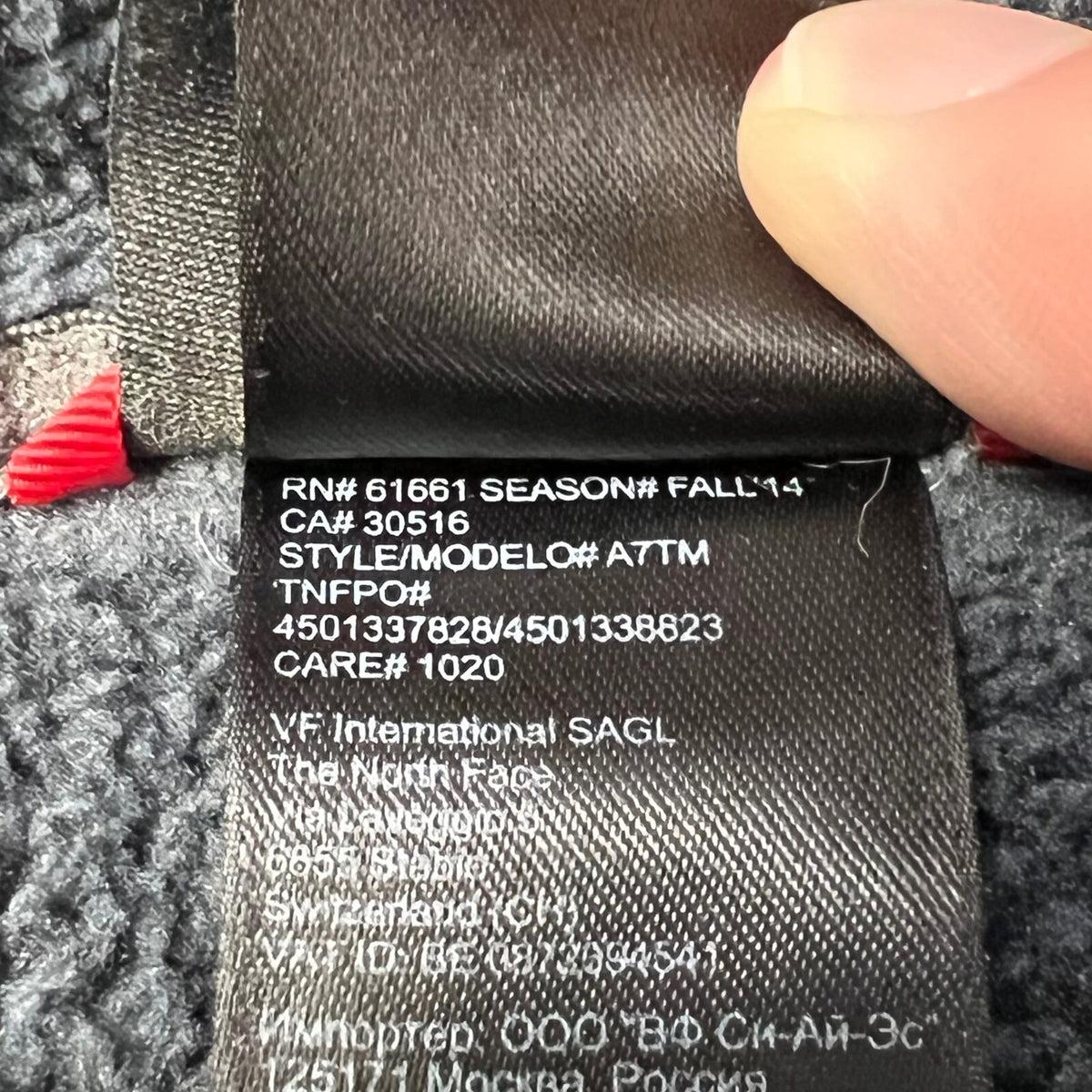 The North Face Mens XXL Gray Fleece Pullover Quarter Zip Sweater